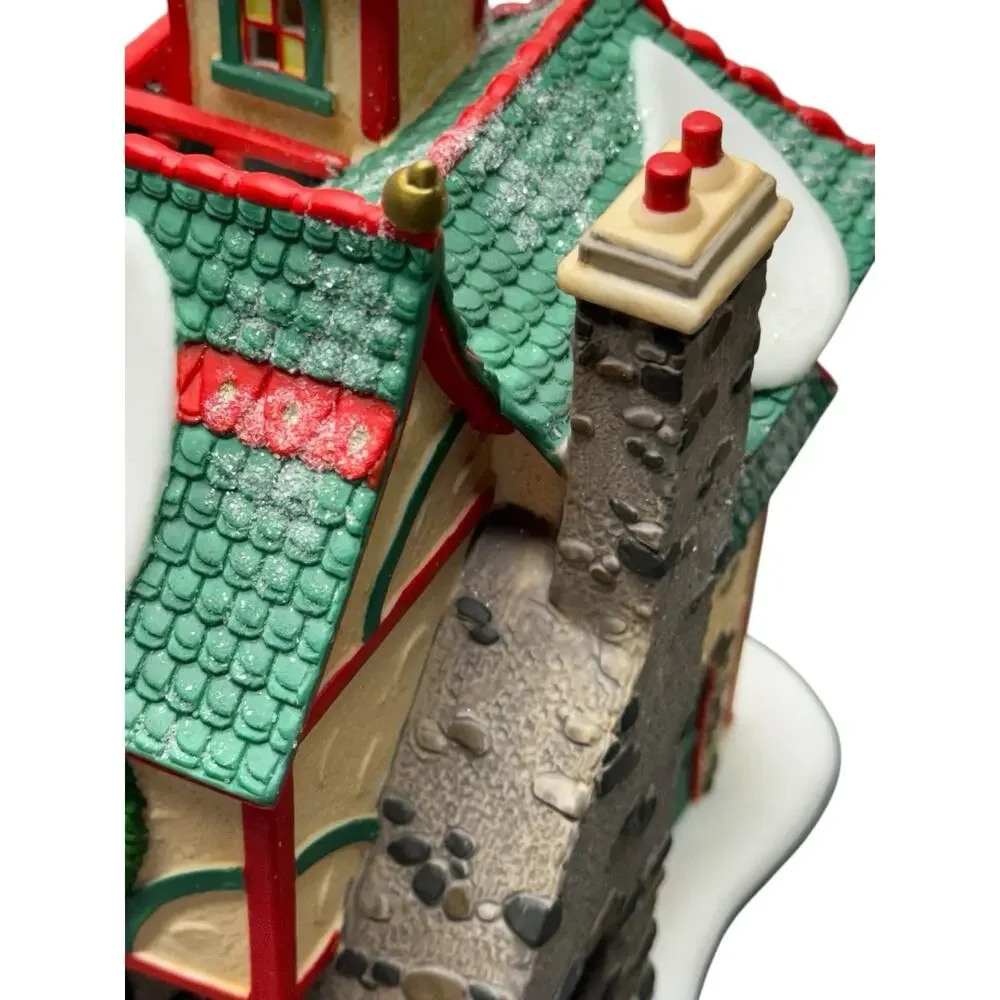 Dept 56 North Pole Series Glass Ornament Works 56396 Retired